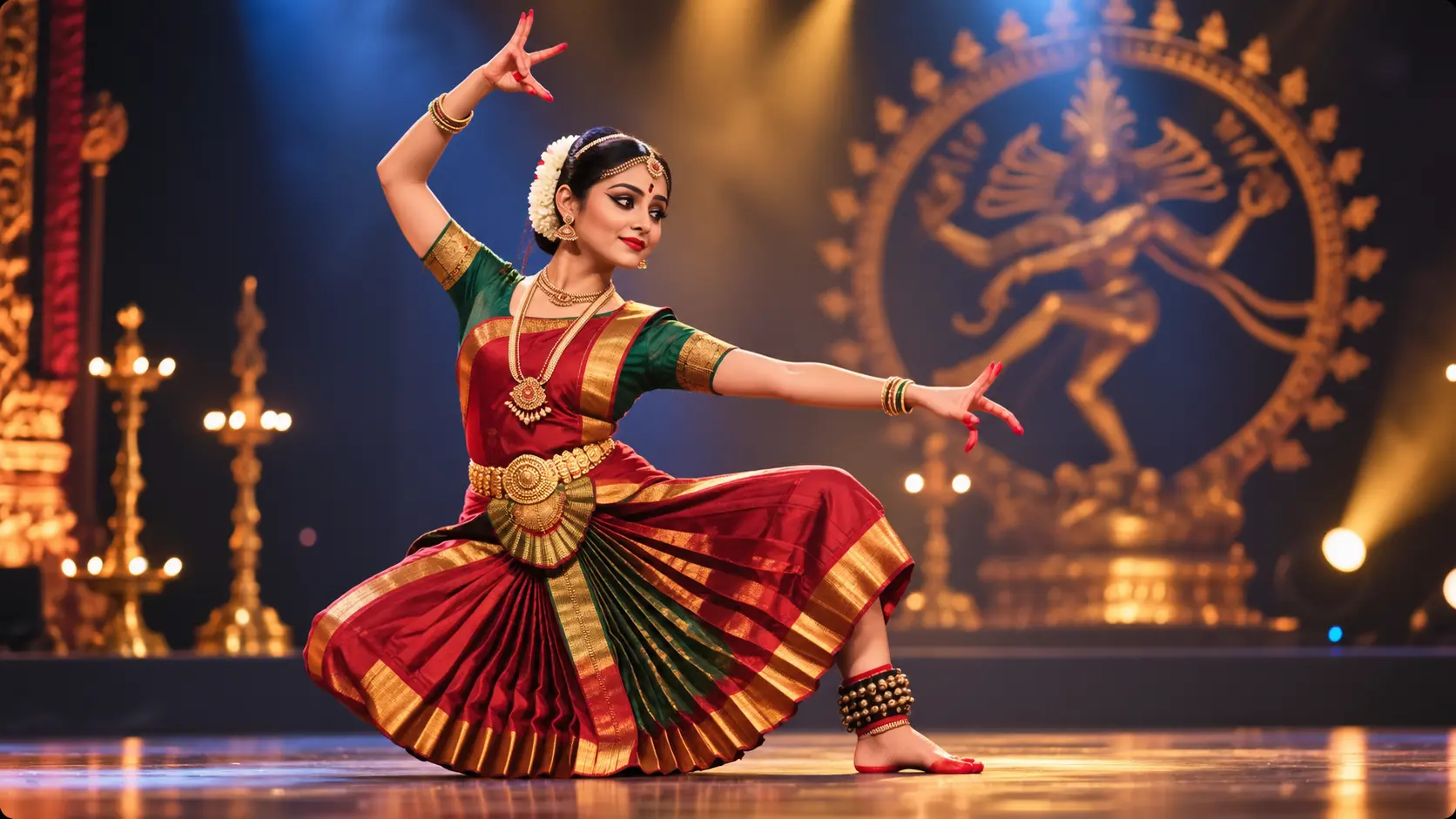Employee classical dancer in the spotlight on the CTO Stars stage