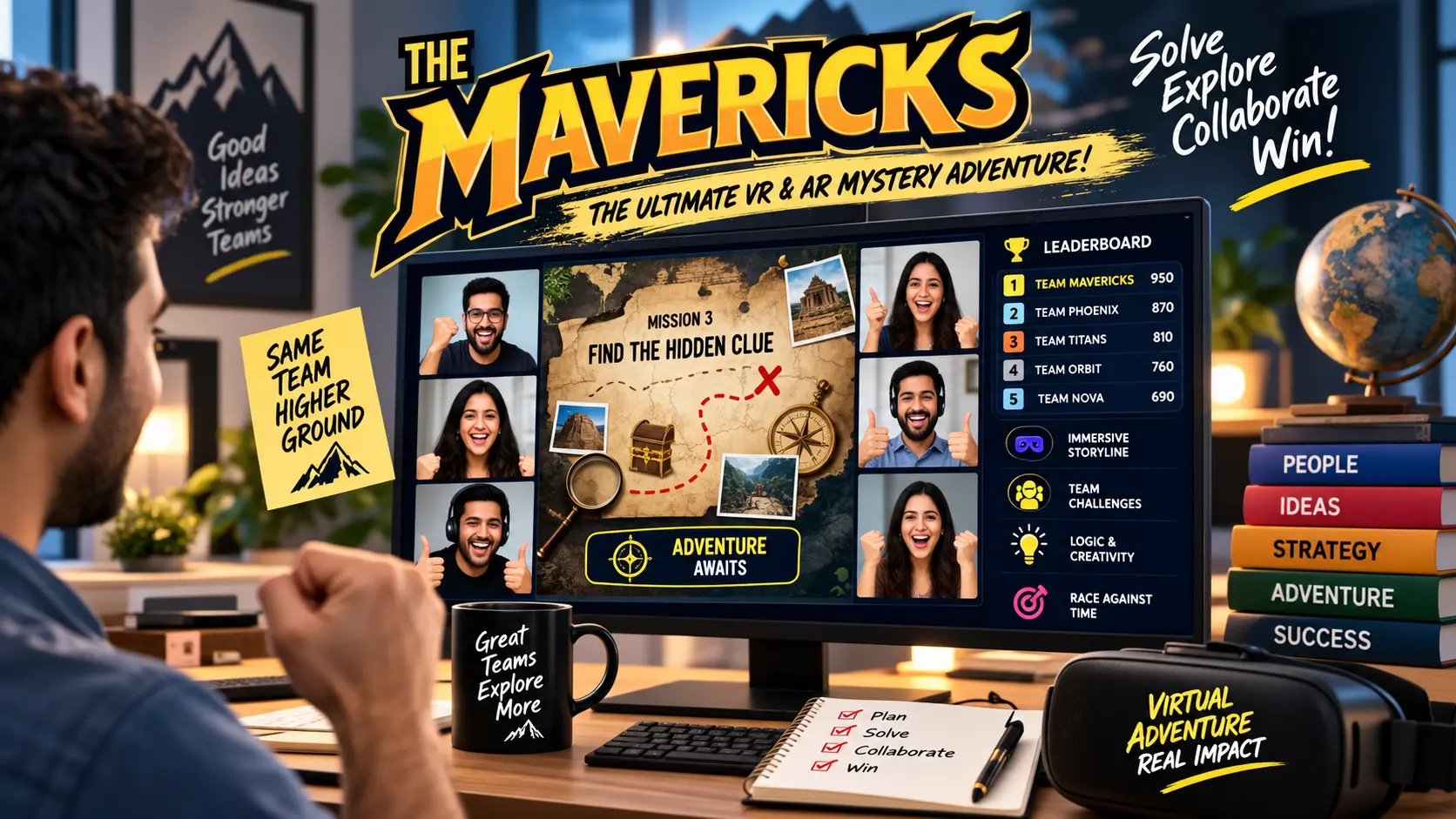 The Mavericks virtual team challenge