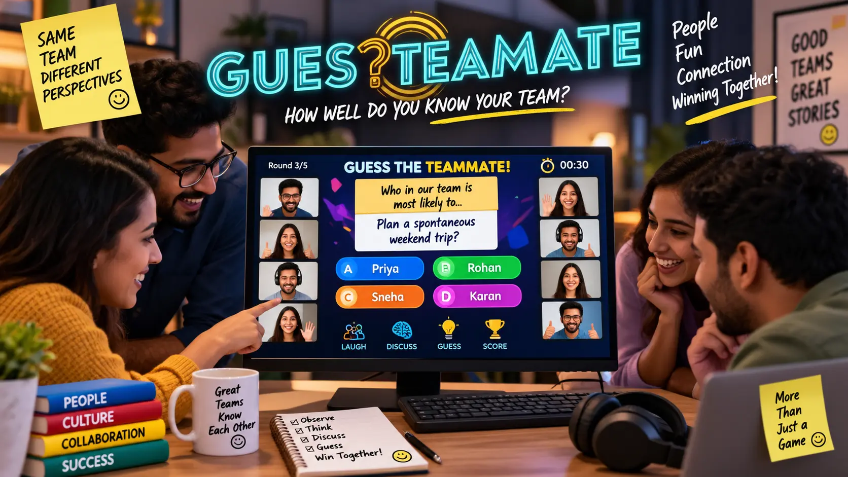 Guess The Teammate virtual team challenge